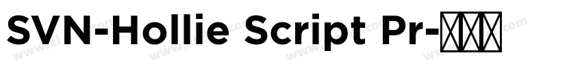 SVN-Hollie Script Pr字体转换